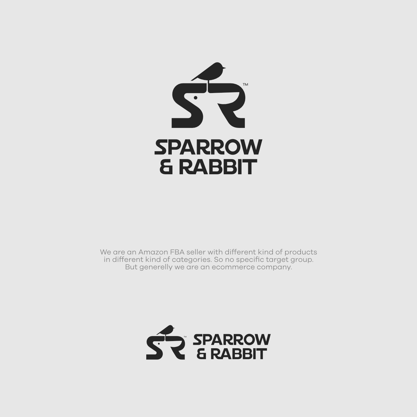 Sparrow & Rabbit Logo Design agency amazon animal bird brand branding design illustration inspiration logo rabbit ui visual