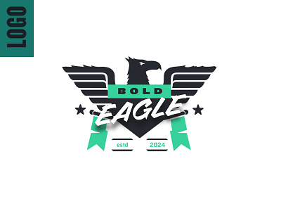 Bold Eagle Logo american swag animal logo apparel branding design eagle logo fashion graphic design illustration logo logo design vector