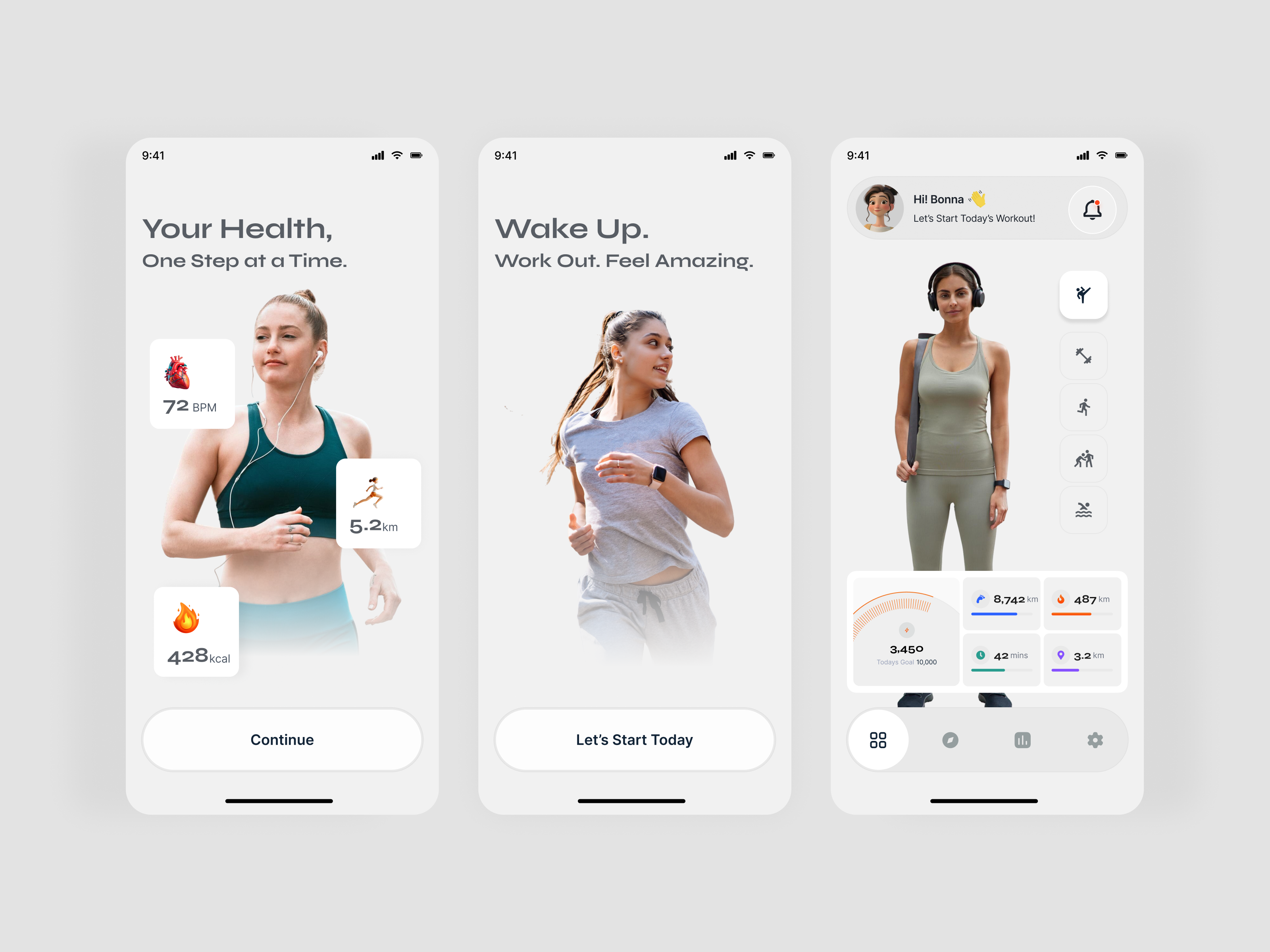 Example of Minimal Mobile App Design