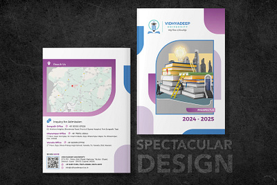 University Prospectus 2024-25 brand identity branding brochure graphic design marketing design print design
