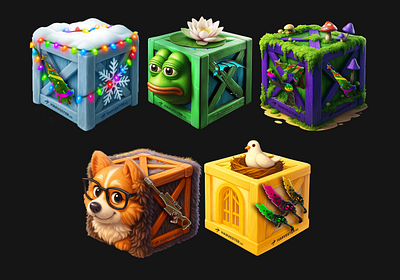 Cases: HARVESTER.GG 3d boxes cases casino gambling game harvester juicyart mm2 roblox