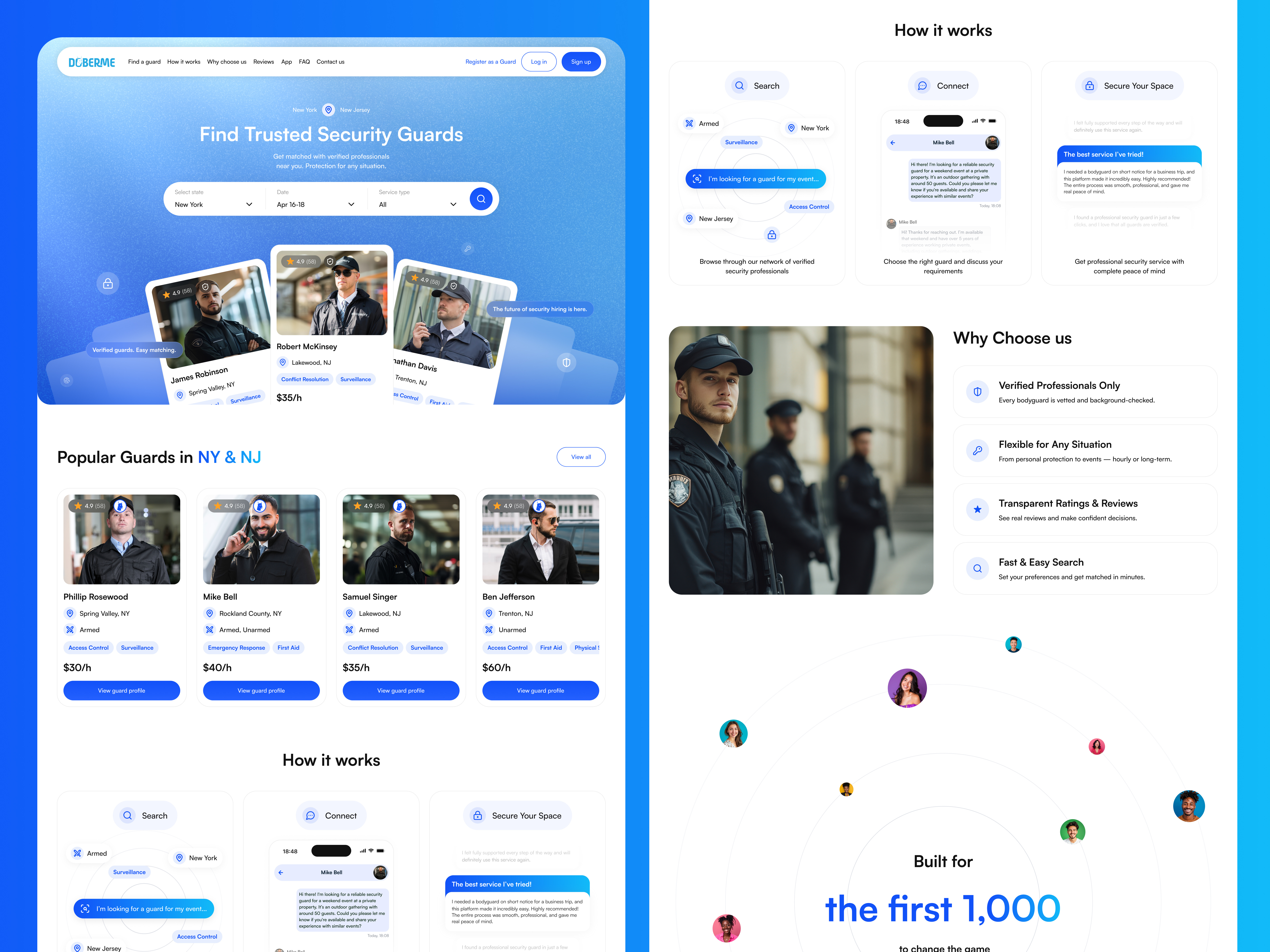 Example of Complete Landing Page Solution (Des+Dev)
