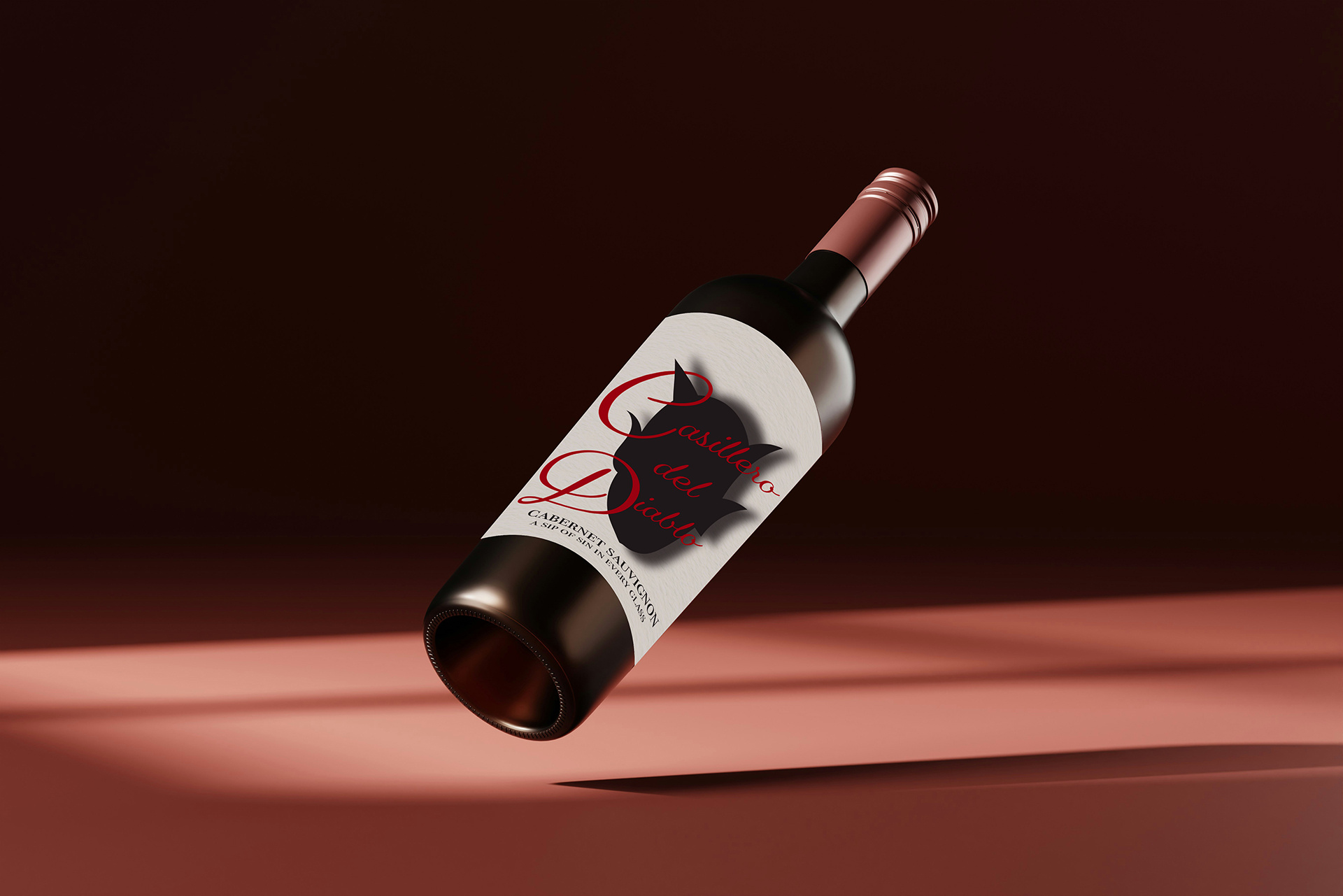 Example of Wine Label Redesign- Casillero del Diablo