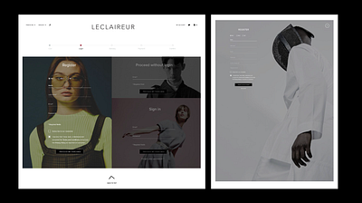 UX UI DESIGN - LECLAIREUR branding design graphic graphic design ui ui ux design ux