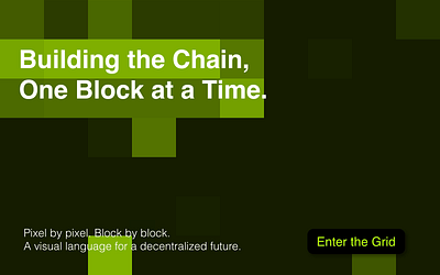Day 62 - Pixel Blocks x Crypto Vibes animation cryptodesign graphic design interactiondesign landingpage microinteractions motion graphics motiondesign nftui pixelart retrofuturism ui web3design