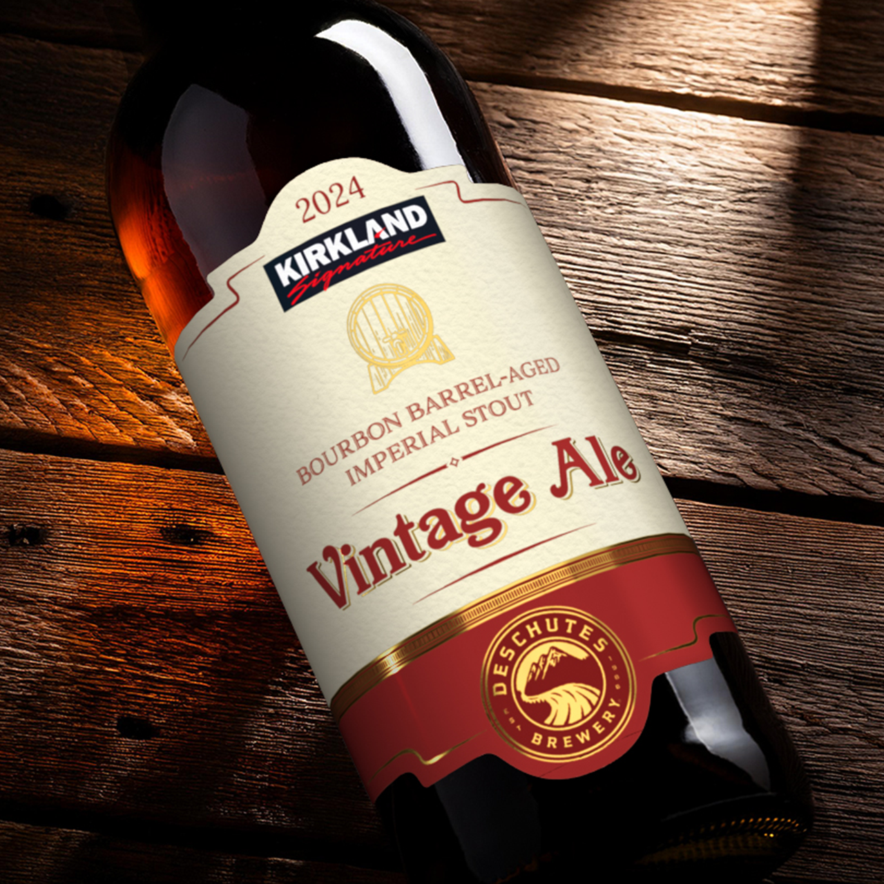 Kirkland/ Deschutes Vintage Ale beer beer packaging craft beer craft beer marketing awards deschutes brewery kirkland