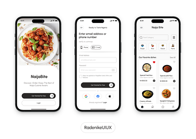 NaijaBite -Restaurant Mobile App mobile app mobileapp restaurant app ui ux