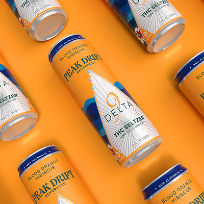 Peak Drift Delta 9 THC Seltzer beer packaging beverage cannabis craft beer craft beer marketing awards thc