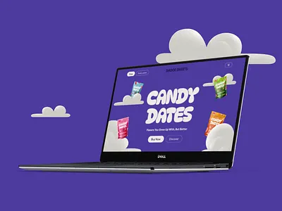 Candy Dates - Candy Ecommerce Website candy e commerce ui ux