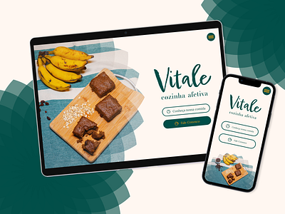 Vitale - Vegan plant-based food brand website ui ux vegan vegan food webdesign