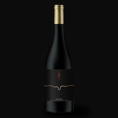 Amour Obscure - Wine Label Design adobe illustrator brand design brand identity branding conceptual design dark branding gothic design graphic design label design packaging design vampire aesthetic wine label