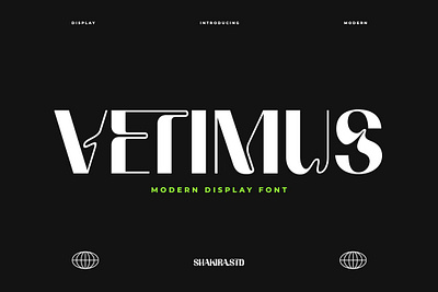 Vetimus - Modern Display Font bold branding design font modern retro serif vetimus modern display font vintage