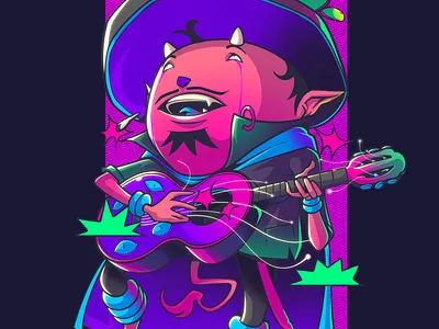 THE MARIACHI. art branding character design design character digital art graphic design illustration logocartoon mascot music photoshop