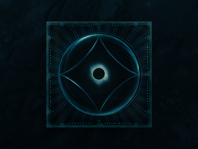 Anemone ⬩ Album Cover album art album cover ep eye herm the younger hermtheyounger lp portal surreal symbolic vortex
