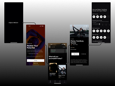 💥 Equinox+ Pilates Class UI Concept fitnessjourney