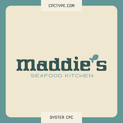 Oyster CPC - In Use font graphic design logo phrase type design