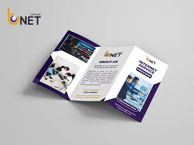 Trifold Brochure - Bnet 3d branding graphic design