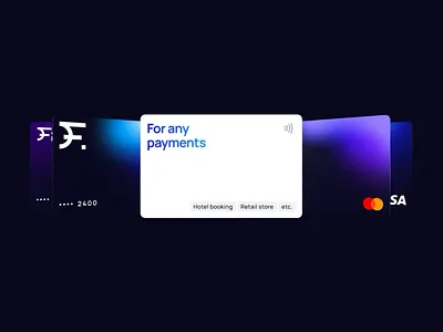 Bank Payment Cards 3D Animation 3d animation bank branding business cards credit card crypto finance fintech graphic design motion graphics payment payment card ui