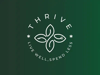 THRIVE brand book brand design brand identity branding clean corporate identity graphic design logo logo design minimalist logo modern design resturant logo simple