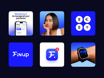 Finup Branding branding graphic design logo ui