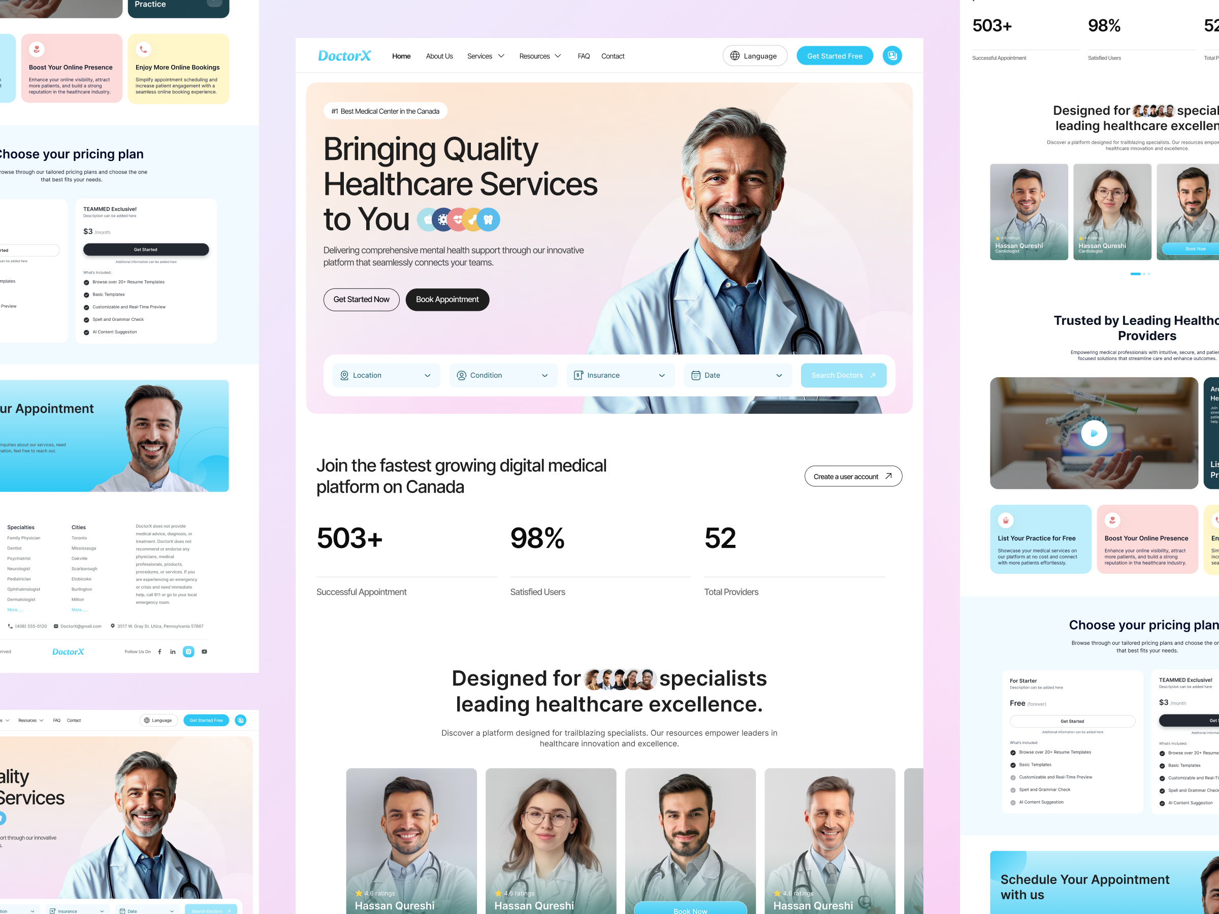 Example of Custom Website UI/UX Design (Figma)