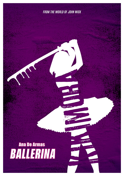 John Wick - Ballerina fan art design digital art graphic design