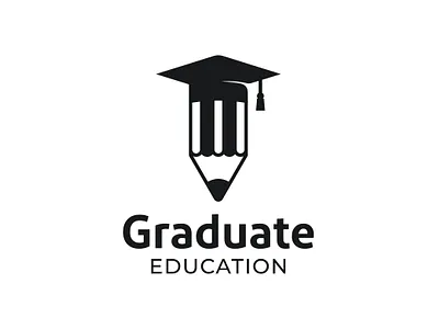 Pencil Graduate Education Logo branding education graduate graphic design icon internet logo minimalist symbol trend unique vector