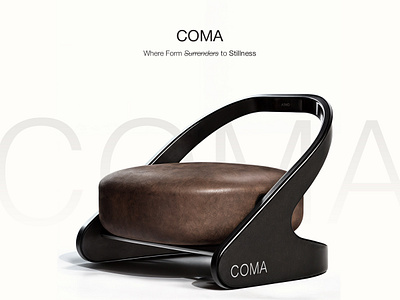 COMA - 3D Modern Functional Chair Furniture Product Design 3d 3d design 3d modelling 3d product blender branding chair chair design design elegant functional furniture furniture design futuristic graphic design illustration minimalist modern product design render