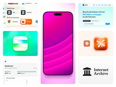 Seven Months Light Mode Highlights branding claude gradient grammarly illustration internet archive ios iphone logo mobile ui ux wayback machine