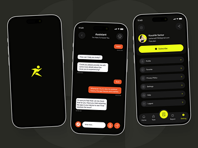 Fitness App Screen UI activity tracker android app calories chart design figma fitness fitness app gym health health app ios minimal mobile motivation online training sport statistics training workout