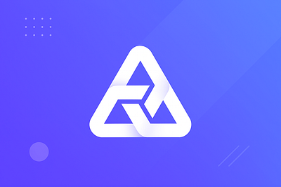 3D Interlinked Triangle Logo on Gradient Background 3dlogo abstractlogo brandinginspiration cleanlogo digitalidentity gradientdesign interlinkedlogo logodesign minimaldesign modernlogo symboliclogo techbranding trianglelogo vectorart whiteonblue