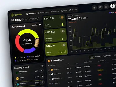 Crypto Dashboard Design btc chart crypto dashboard crypto exchange crypto trading dashboard design dashboard ui dex eth staking swap