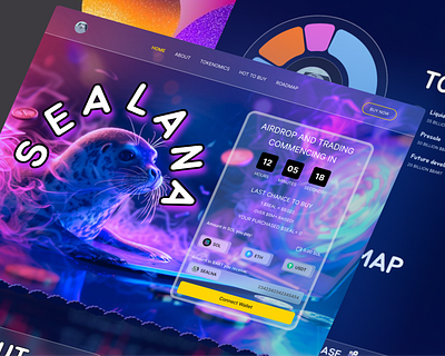 Meme Landing Page blockchain crypto cryptocurrency design landing page landing page design meme meme about meme ui meme website memecoin memecoin landing page memes token token listing tokonomics ui web design website