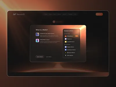 Connect Wallet Modal - Web3 Connect Wallet Design connect wallet connect wallet modal connect wallet page connect wallet ui crypto app design crypto pools crypto wallet metamask modal popup walletconnect web design web3 ui