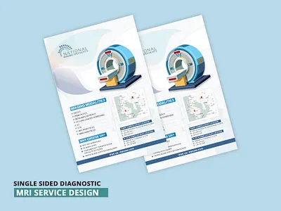 Healthcare And Medical Imaging Service Flyer Design adobe illustrator clint work diagnostic imaging services healthcare service flyer medical service flyer mri service flyer printing design