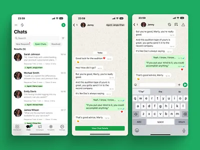 Chat Screen - Customer Support App appstore chat chat screen customer support app design graphic design mobile app design mobile application playstore