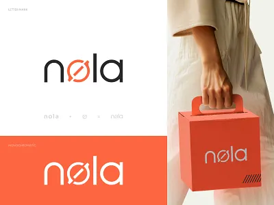 Nola - Logo & brand identity a monogram abstract logo brand brand identity branding creative delivery delivery logo ecommerce ecommerce logo identity lettermark logo logo design mark shopping logo symbol tech tech logo visual identity