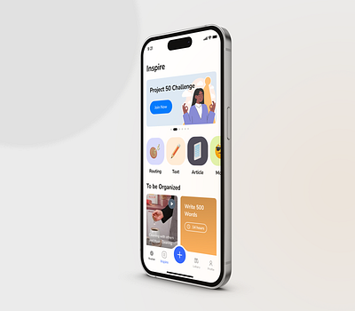 Mental Health Mobile App cleanmobileui dailywellness fitnessappdesign mentalfitness mentalhealthapp mindfulnessui uxforgood