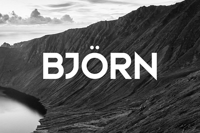 Bjorn Typeface bjorn bjorn typeface display logo fitness geometric headline print retro rough sans serif sharp vintage wid