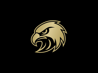 Royal eagle head logo animal bird birds eagle eagle head fast fly golden head logo luxury premium royal sharp simple strong
