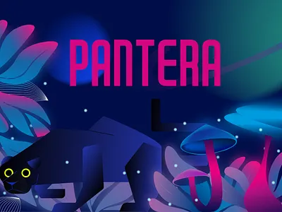 PANTERA 2d design graphic design illustration ilustrator space vector