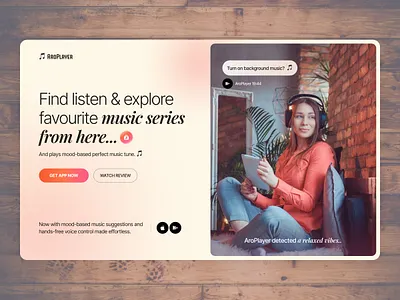 Music Platform Website Design album animation art band concert event festival landing page music music app music player music website player ui ux vintage web design web header web platform website
