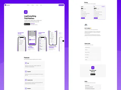 App Landing Page android app apple store framer framer template graphic design ios ios app landing landing page minimal mobile mobile app modern ui ui design