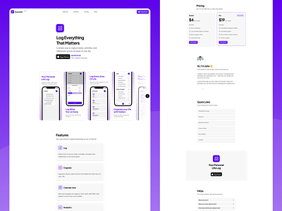 App Landing Page android app apple store framer framer template graphic design ios ios app landing landing page minimal mobile mobile app modern ui ui design