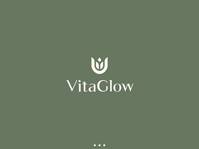 VitaGlow – Natural Skincare & Beauty Logo Design brand logo branding cosmetic brand flower logo logo logo design organic product branding pixuno skincare brand logo water drop