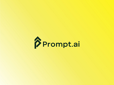 Prompt logo/ P letter logo ai arrow artificial brand identity branding design graphic design icon illustration letter p logo logo design logos p p letter logo saas ui