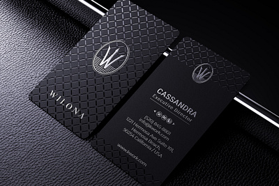 Luxury Business Card business card maker business card template customize business cards logo