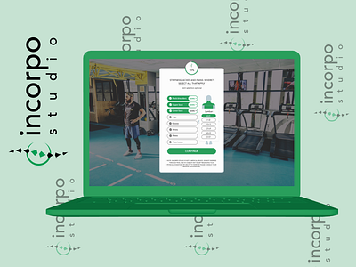 Fitness Web App app fitness fitness app graphic design mockup ui ux uxui web app wep application