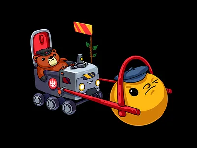 Print for the Popmerch clothing brand (2025) design dribbble emblem graphic illustration russia symbol vector