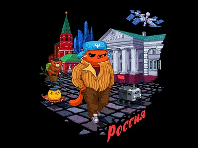 Print for the Popmerch clothing brand (2025) dribbble emblem graphic illustration russia symbol vector